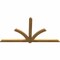 Ekena Millwork Redmond Rough Sawn Timber Gable Bracket, Western Red Cedar, 84"W x 45"H x 2"D x 4"F, 13/12 Pitch GBW084X45X0204RED00RWR - alternate 5